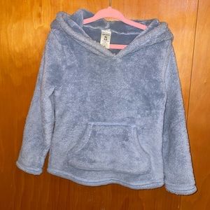 Carter’s pull-over fuzzy hoodie.